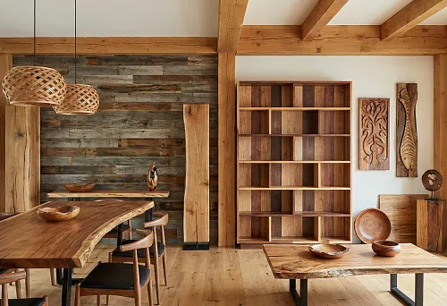 50 идей декорирования интерьера деревянными элементами