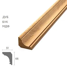 Деревянный карниз KZ-010
