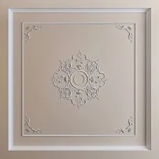 Комплект лепного декора CPU-P6 для потолка в классическом стиле