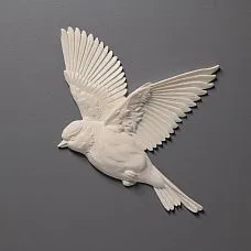 Купить лепной декор NPU-483R с оригинальным дизайном бабочки у производителя фото