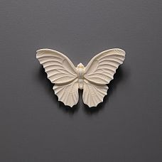 Полиуретановая накладка NPU-489 в виде изящной бабочки для стильного интерьера фото