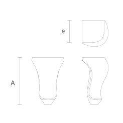 Резная мебельная ножка MN-005