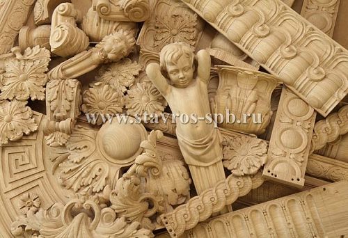 Накладка Cab на розетке 50V Французское золото. Дверные ручки на розетке. Изображение 