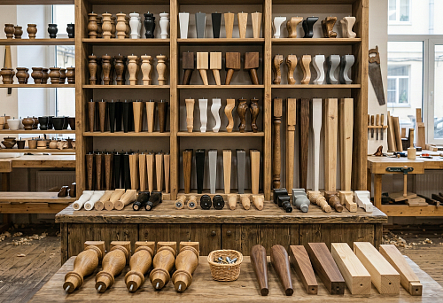 Ножки для мебели деревянные: виды, размеры, купить