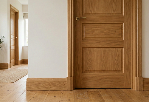 Деревянный плинтус и межкомнатные двери: как согласовать стиль и цвет