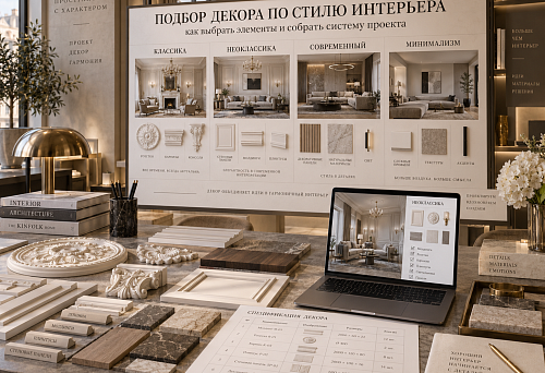 Подбор декора по стилю интерьера: как выбрать элементы и собрать систему проекта
