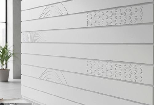 Рейки МДФ под покраску на стене — современное интерьерное решение