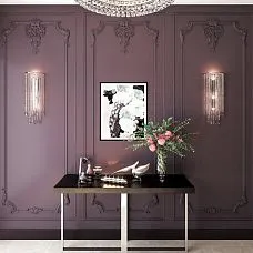 Декоративный элемент MLD-3-1.1 для стеновых рамок и интерьерных панелей под эмаль