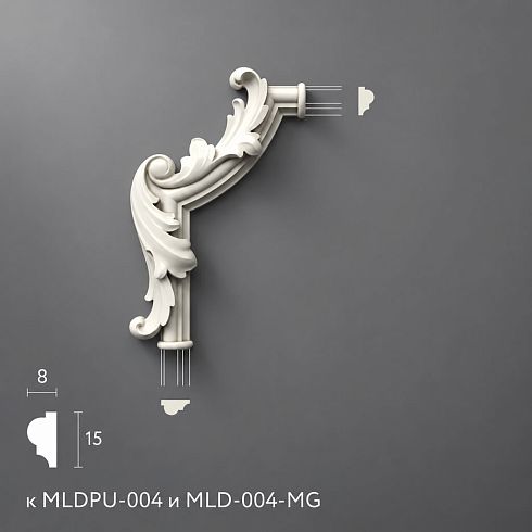Лепнина из полиуретана MLDPU-4U-2.1L