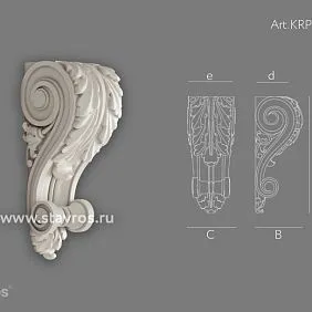 Лепной декор из полиуретана KRPU-005