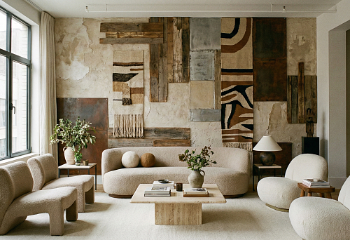 Мебель для гостиной в современном стиле: когда стены становятся искусством