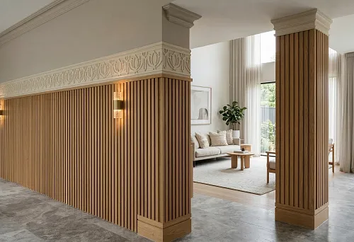 Реечные панели для внутренней отделки стен и декор из полиуретана: как получить выразительный интерьер без тяжёлых мокрых процессов