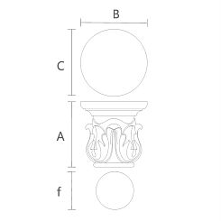 Резная капитель KL-046