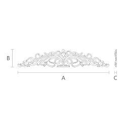 Резная накладка N-228