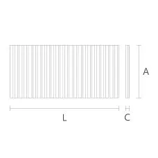 Декоративная лепнина KPU-129 чертеж