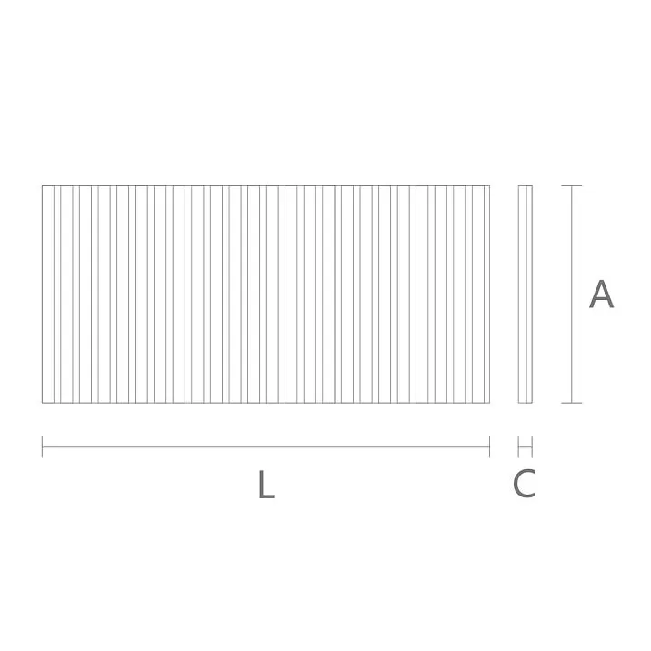 Декоративная лепнина KPU-129 чертеж
