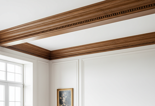 Деревянные карнизы: интеграция с раскладками и наличниками
