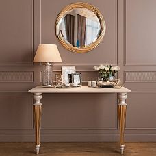 Резная рама RM-035 для зеркала из МДФ в интерьере фото