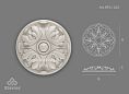 Резная розетка RPU-001 Резная розетка RPU-001