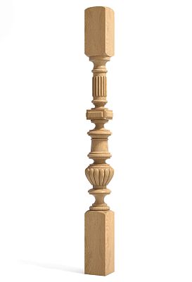 Столб деревянный для лестницы L-070 - подробнее