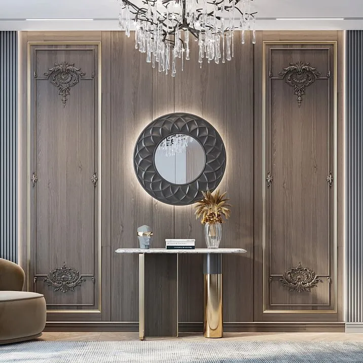 Декоративный элемент соединительный N-400.1 в оформлении стеновых панелей и фасадов