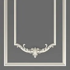 Состав комплекта лепного декора CPU-5-2: перечень элементов NPU.VRS-001-1, NPU.VRS-001, NPU.VRS-002-1 и молдингов MLD-002-MG, MLD-003-MG с количеством и метражом