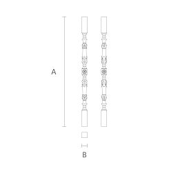 Балясина из дерева L-041