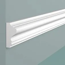 Молдинг LD40 ПОЛИСТИРОЛ HI WOOD 41мм х 19.5мм х 2,0м профиль крупным планом