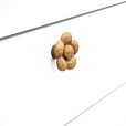 Ручка мебельная из массива Flower HL-043, размером 55 мм