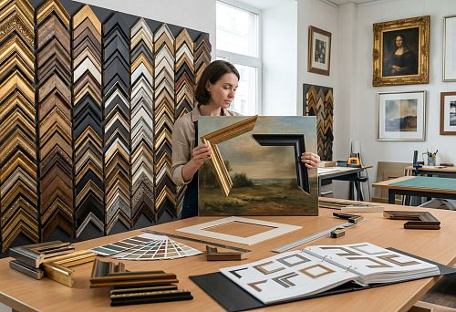 Молдинг для картины: как выбрать профиль, багет и раму для оформления