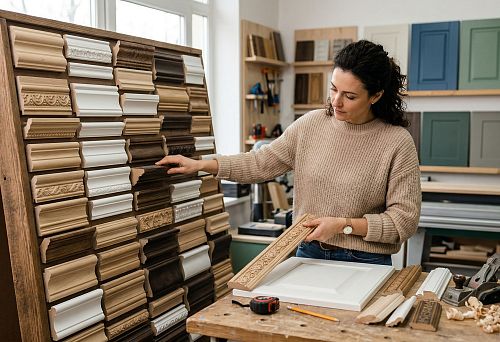 Молдинг для шкафа: как выбрать декоративный профиль для фасадов и дверок