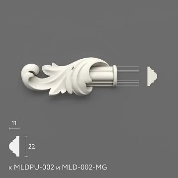 Лепнина из полиуретана NPU-363.1L