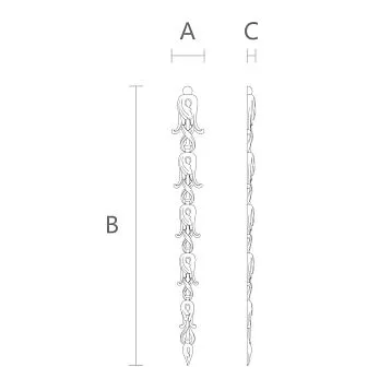 Деревянный декор N-502. Декоративные накладки. Изображение 69ba5d3c92c79