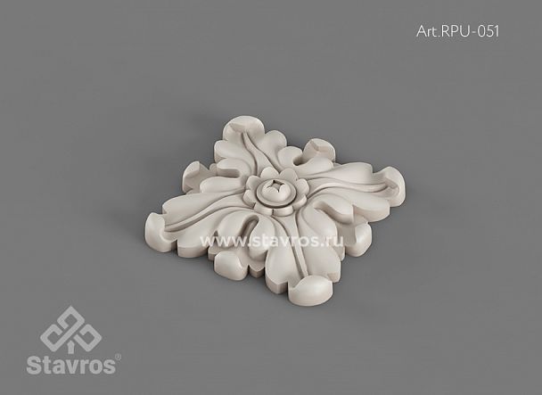 Резная розетка RPU-051