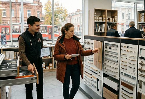 Как выбрать мебельную фурнитуру в Ростове для кухни, шкафа, комода и мебели на заказ