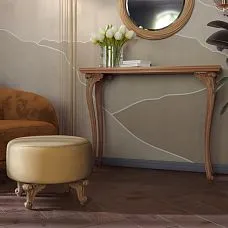 Резная мебельная ножка MN-189 применение с консолью в интерьере