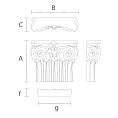 Архитектурная Капитель KL-057 в Интерьере