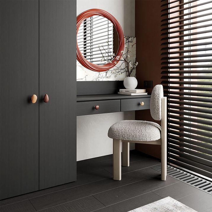 Резная рама RM-035 для зеркала из МДФ в стиле ар-деко со скрученными нитями для современных гостиных, прихожих и спален