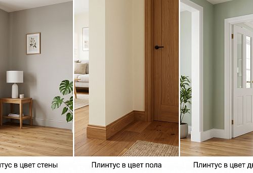 Плинтус МДФ в цвет стены, пола или дверей: как выбрать оттенок без ошибки
