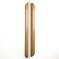 Деревянная ручка накладная Wave HL-006 из дуба или бука  на дверцах