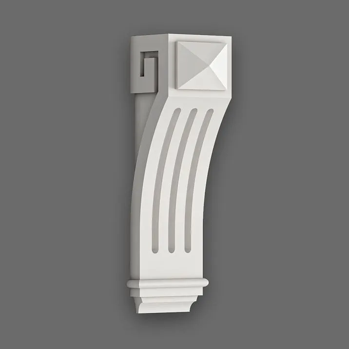 Купить барельеф для стен, лепная полиуретановая консоль Stavros купить