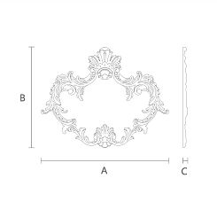 Резная накладка N-463.1