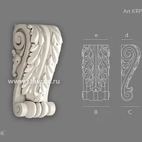 Лепной декор из полиуретана KRPU-003