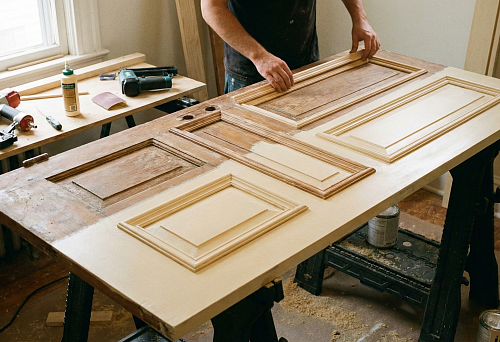 Декор дверей своими руками: как обновить полотно с помощью накладок и молдингов