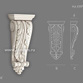 Лепной декор из полиуретана KRPU-033