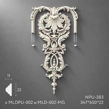 Лепнина из полиуретана NPU-383