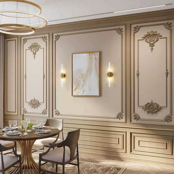 Декоративный элемент соединительный N-400.1 в декоре классических стеновых панелей