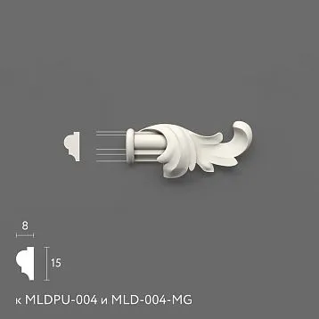 Лепнина из полиуретана NPU-402.1R