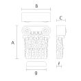 Капитель KL-017 Как Элемент Архитектурного Декора чертеж