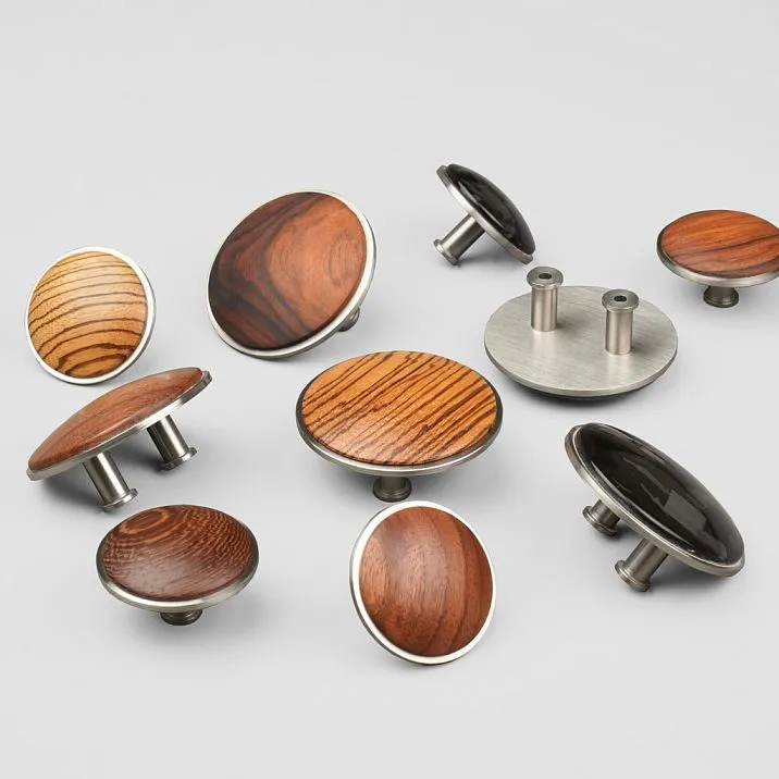 Полная коллекция мебельных ручек-кнопок Ton HL-058-2M для премиальной мебели STAVROS